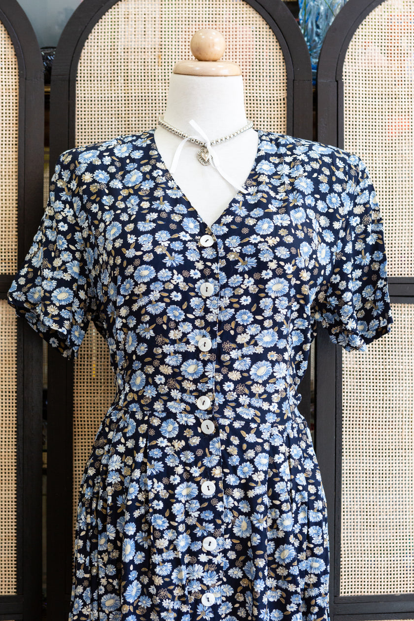 Beautiful floral button up dress