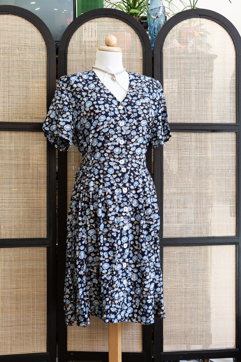 Beautiful floral button up dress