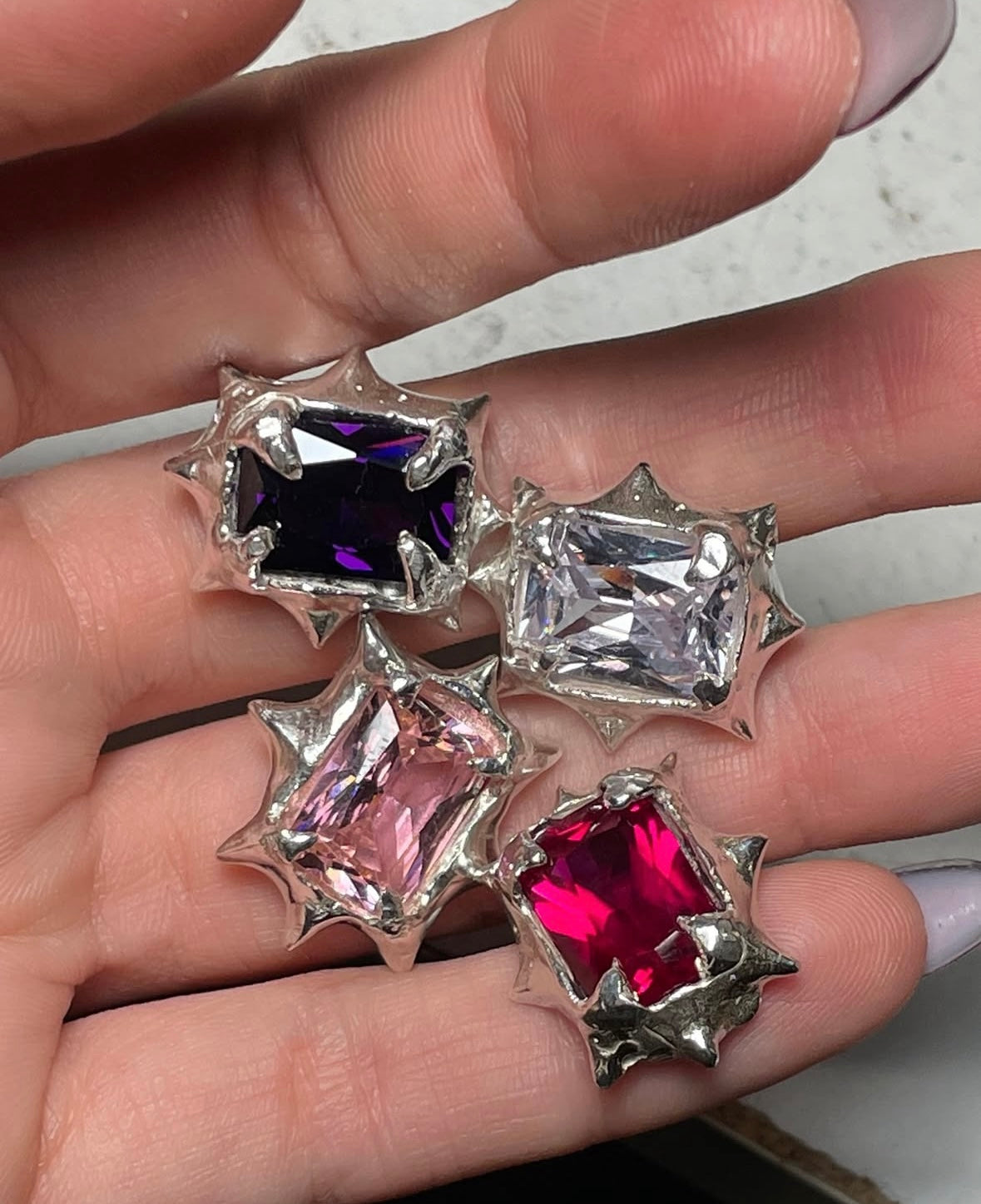 “Dazzlings” Silver 925 ring with zircon stone