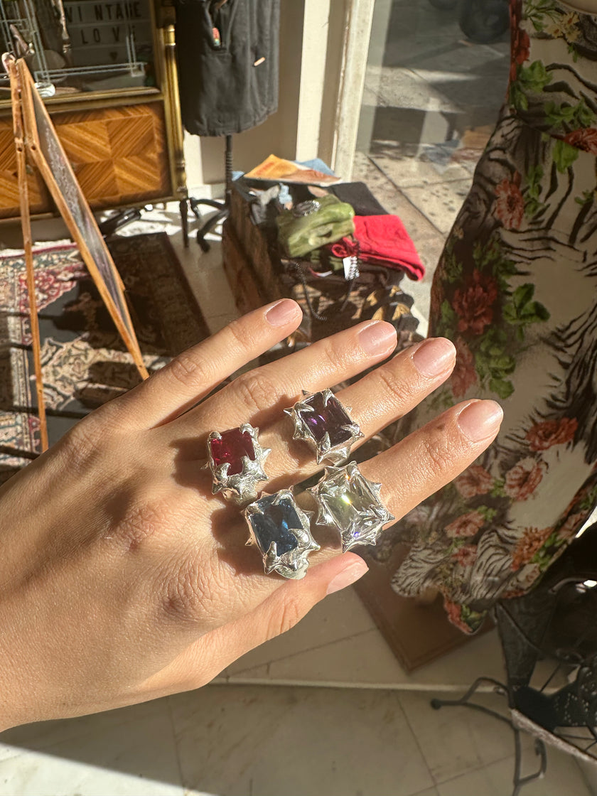 “Dazzlings” Silver 925 ring with zircon stone