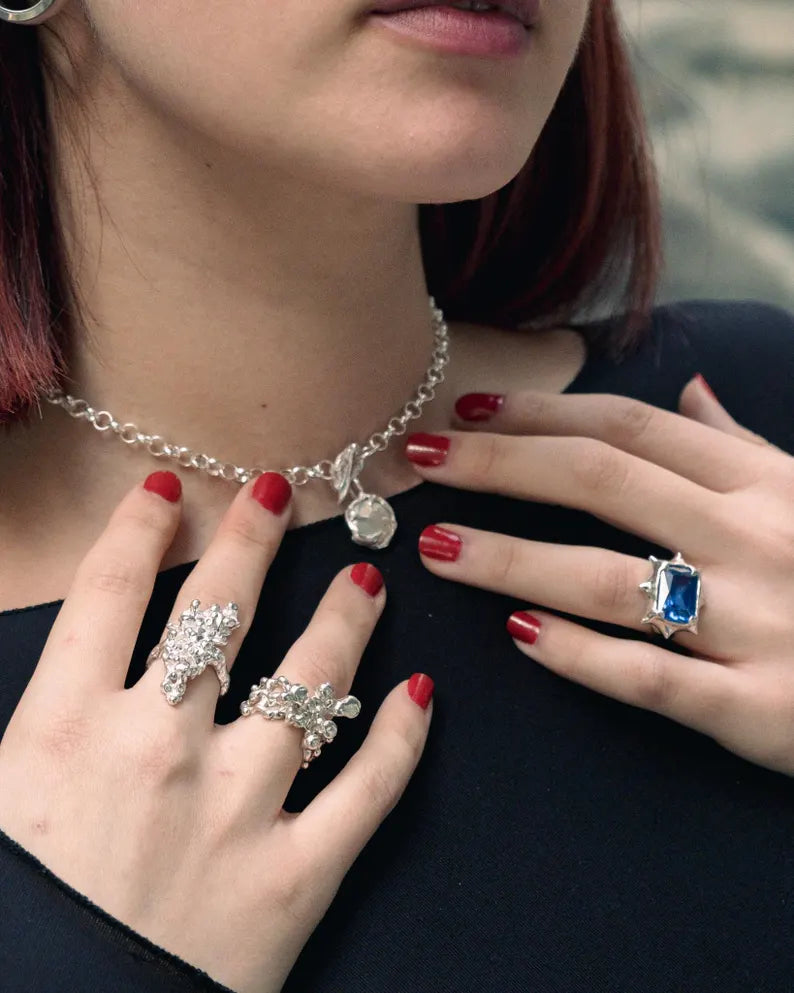 “Dazzlings” Silver 925 ring with zircon stone