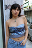 Cosette stunning up-cycled tie top