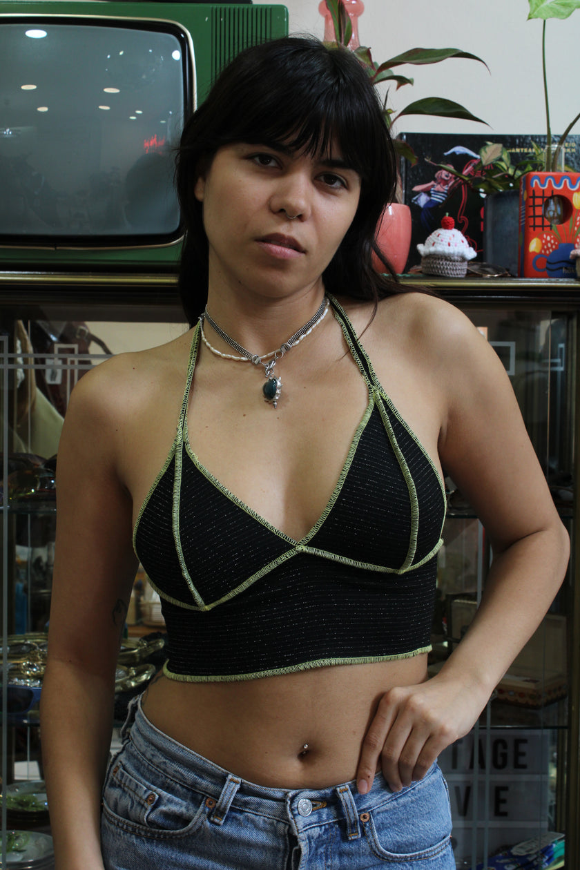 Cosette up-cycled triangle top