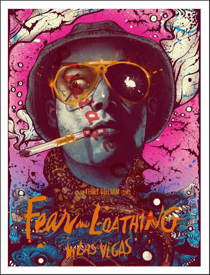 Fear and loathing in Las Vegas poster – Handpicked Cherries