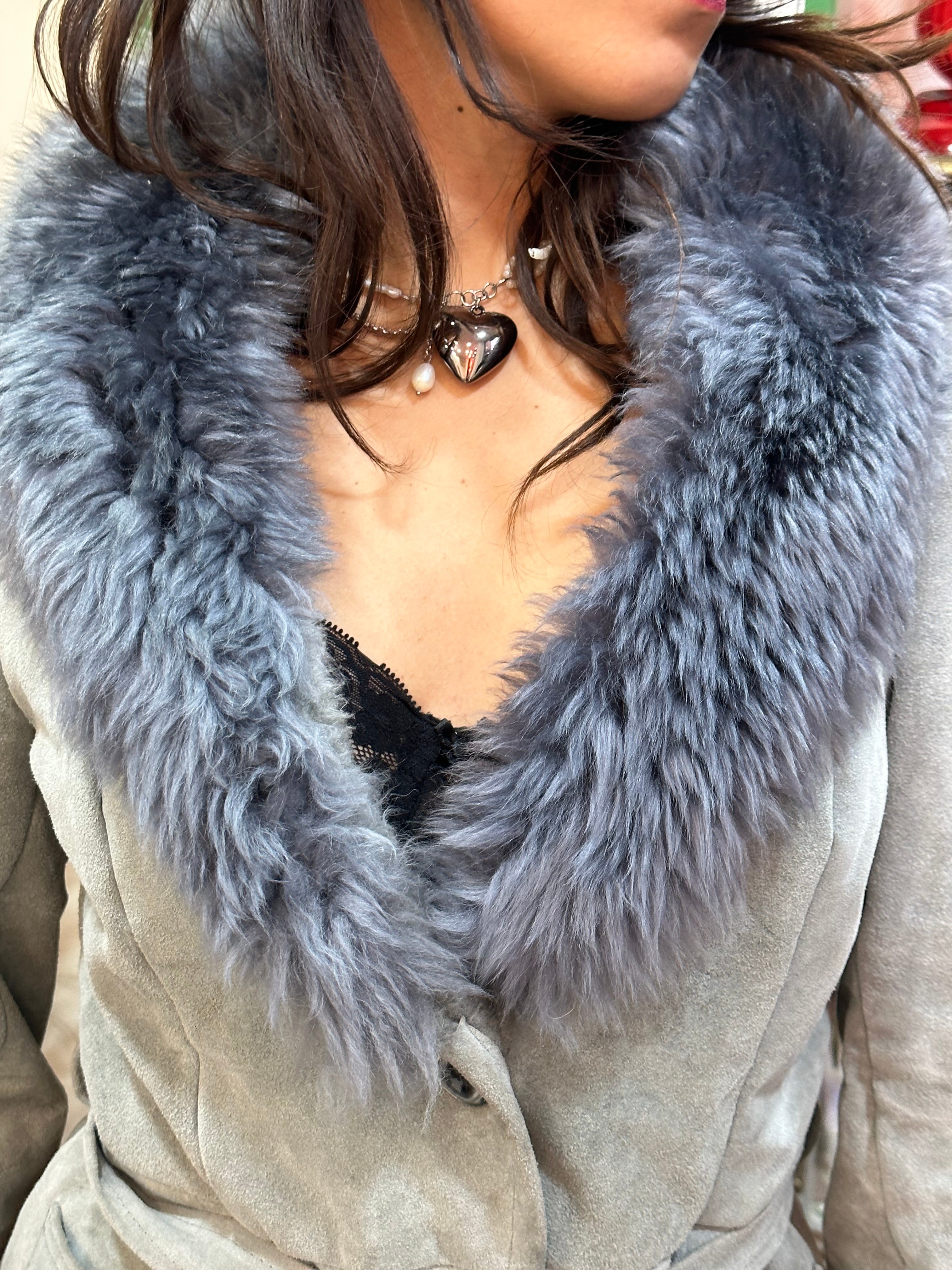 Super hot suede Afghan coat