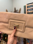 Vintage leather envelope/bag