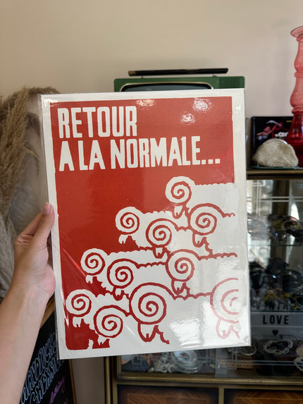 RETOUR A LA NORMALE poster