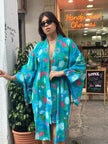 Vintage patterned yukata robe