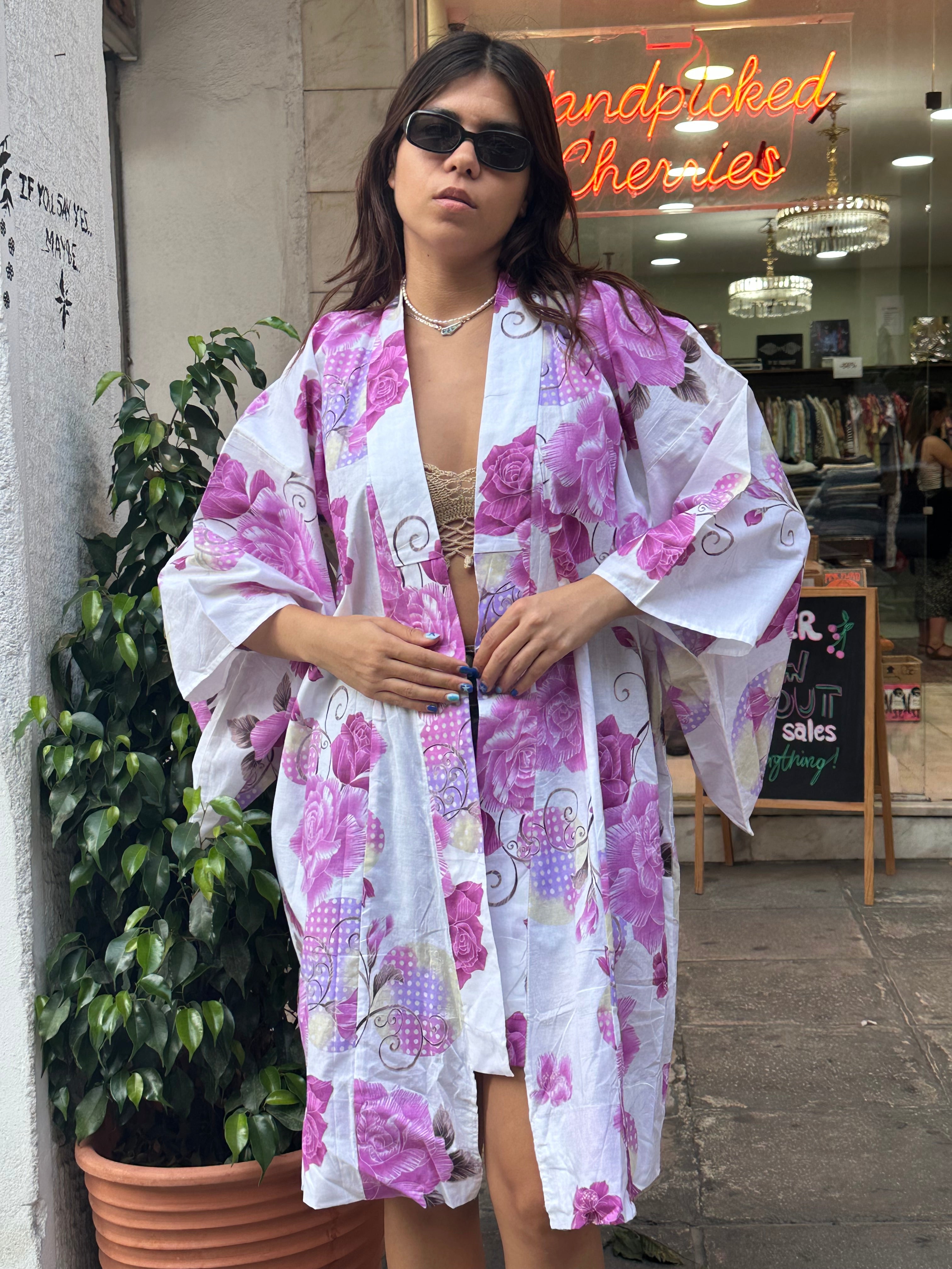 Stunning vintage yukata robe