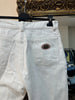 Vintage high waisted white denim shorts