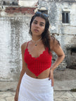 Absolutely stunning handmade crochet “Aura” top