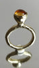 Kimilio Eos silver 925 ring with citrine store (open back)