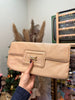 Vintage leather envelope/bag