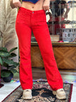 Deadstock red corduroy pants