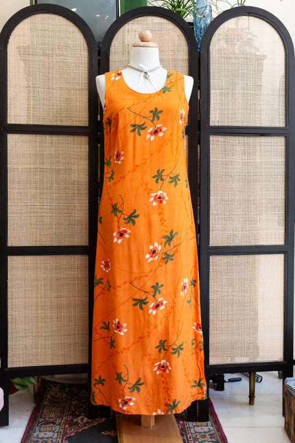 Maxi floral dress