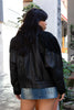 Vintage womens 80s shearling jacket