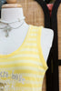 Y-Star striped tank top