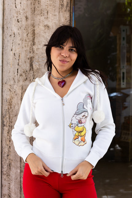 Cute Disney Snow white hooded zip up