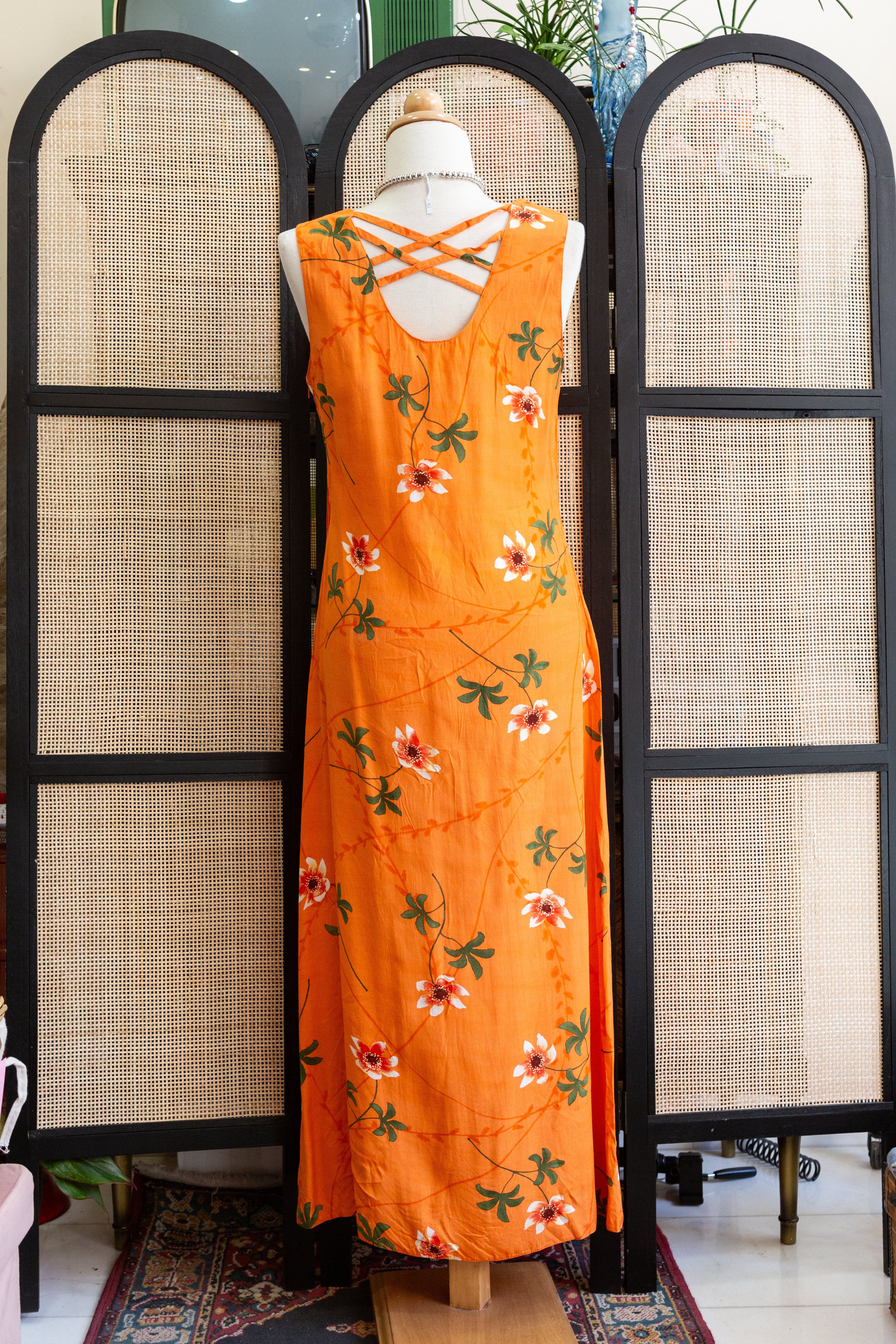 Maxi floral dress