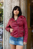 Vintage red leather jacket