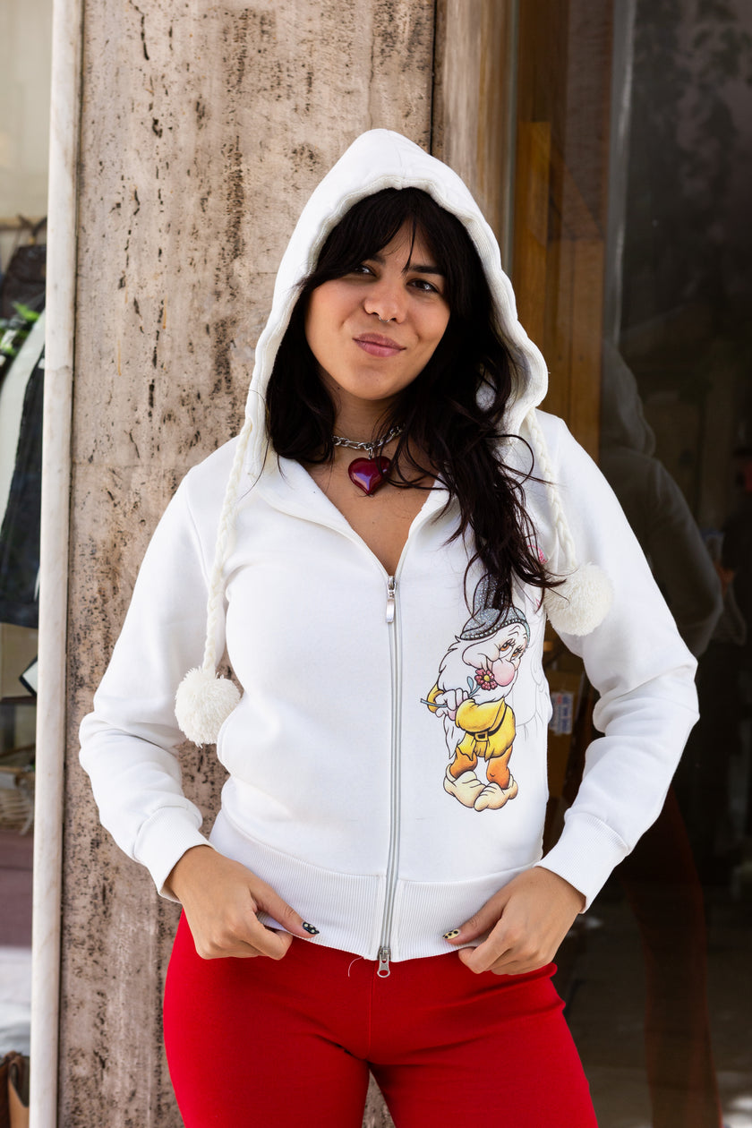 Cute Disney Snow white hooded zip up