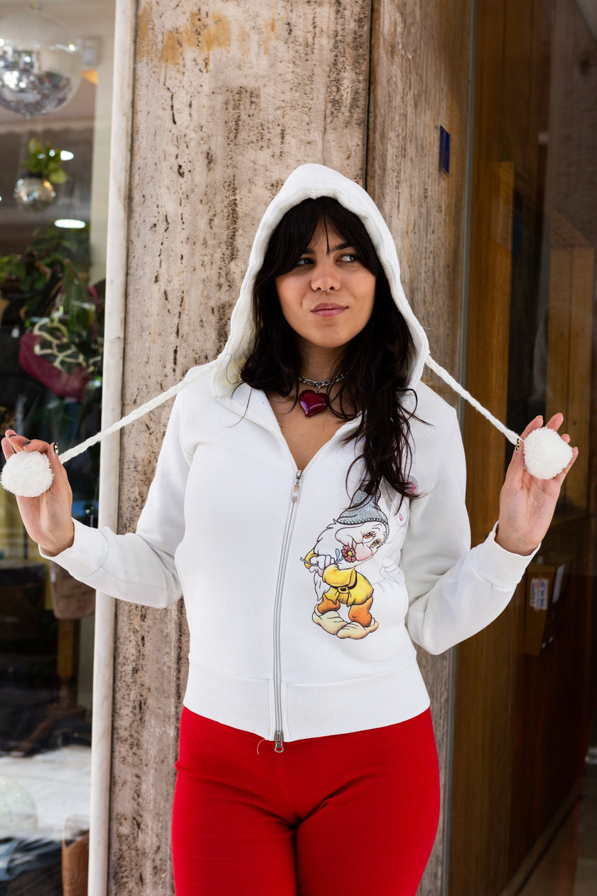 Cute Disney Snow white hooded zip up