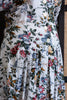 Vintage floral button up dress