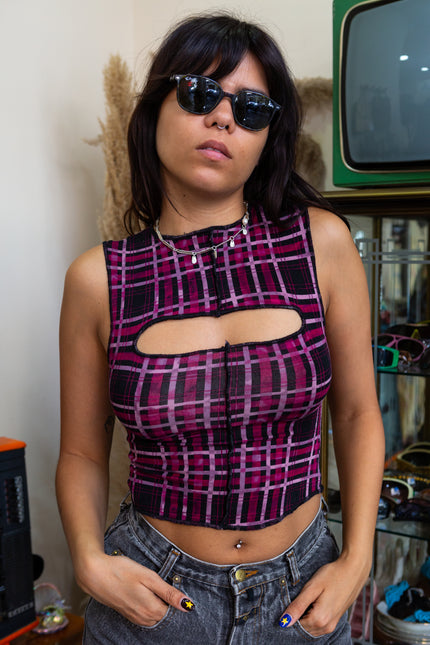 Super cute Cosette up-cycled top
