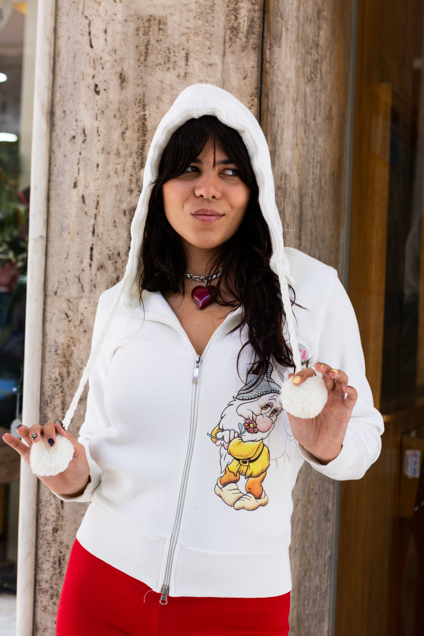 Cute Disney Snow white hooded zip up