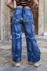 Thoughts reworked super hot baggy up-cycled jeans (EU38)