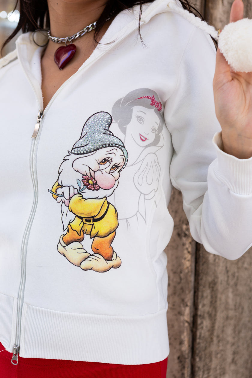 Cute Disney Snow white hooded zip up