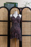 COCONUDA funky Y2K mini backless dress