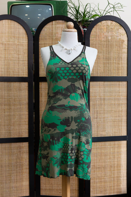 O’Neill Y2K abstract patterned dress (elastic fabric)