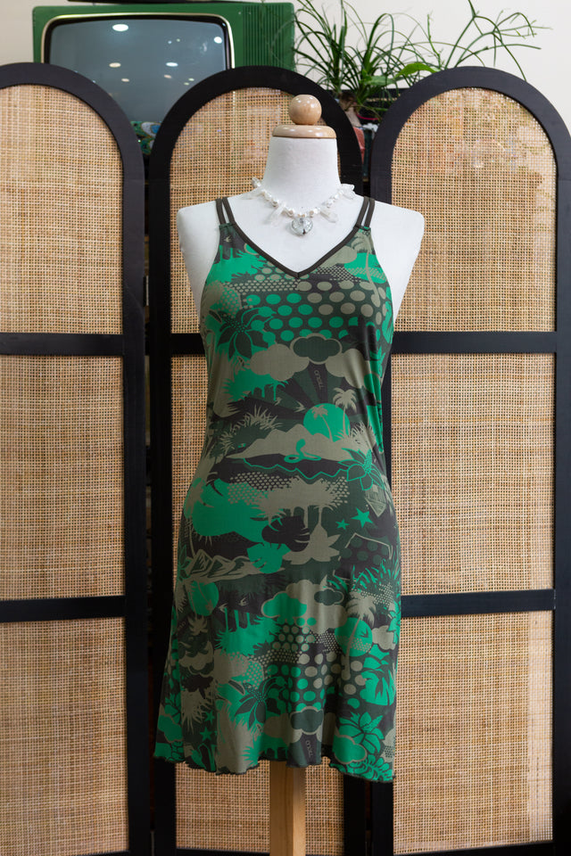O’Neill Y2K abstract patterned dress (elastic fabric)