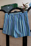 Vintage striped Bermuda shorts