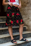 Super cute floral midi skirt