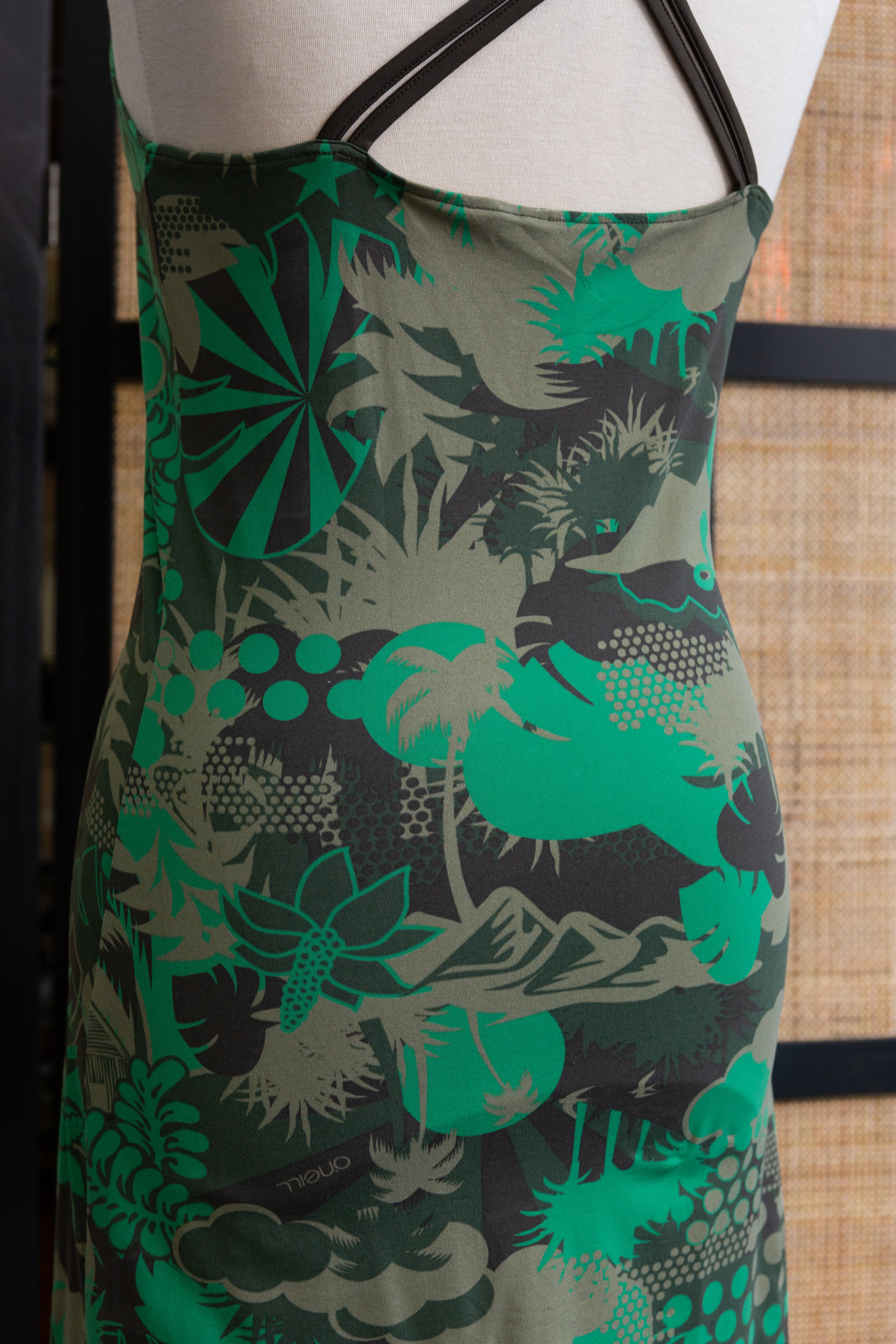 O’Neill Y2K abstract patterned dress (elastic fabric)