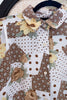 Vintage oversized abstract patterned shirt