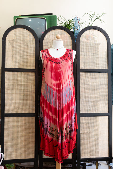 Viscose summer beach dress
