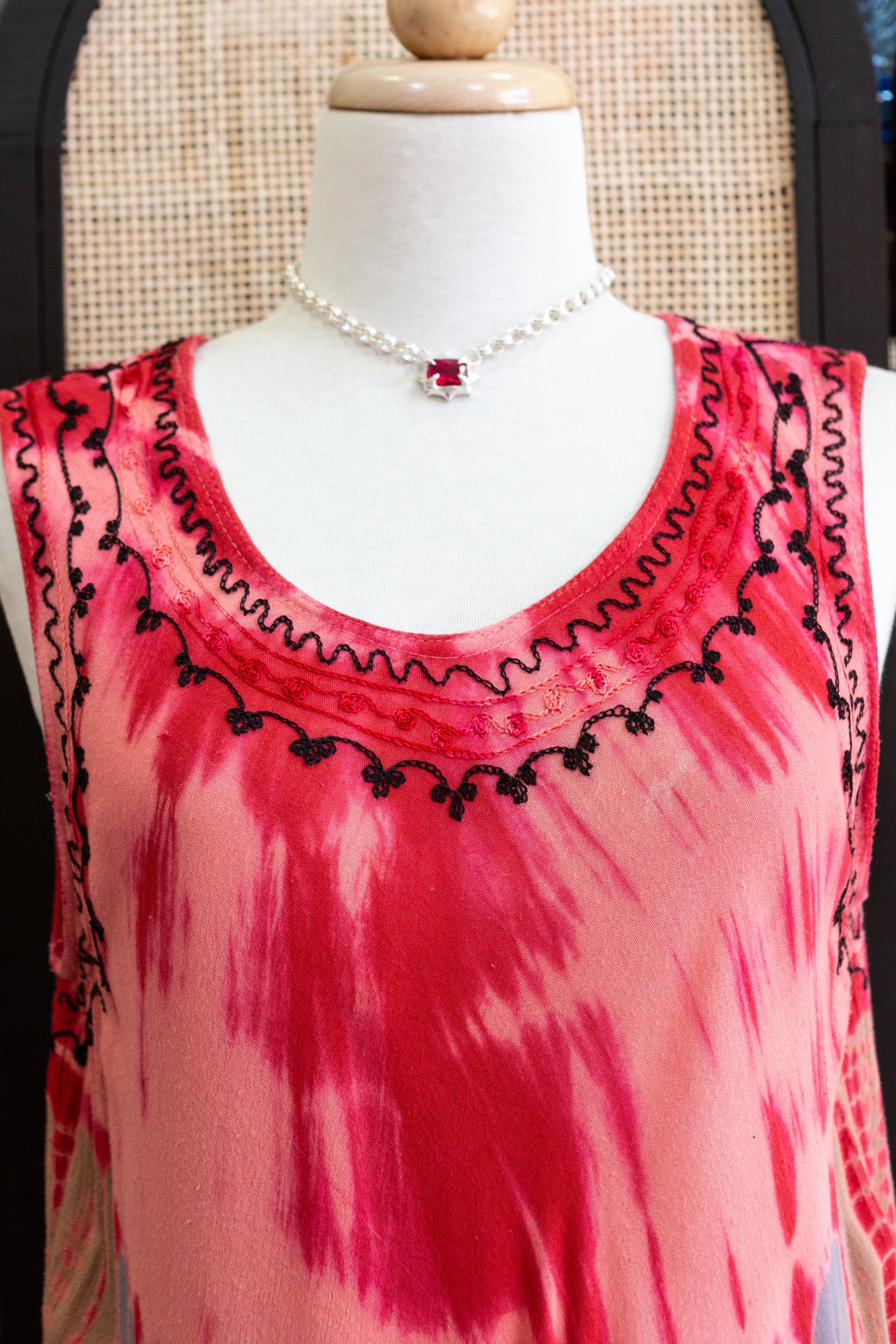 Viscose summer beach dress