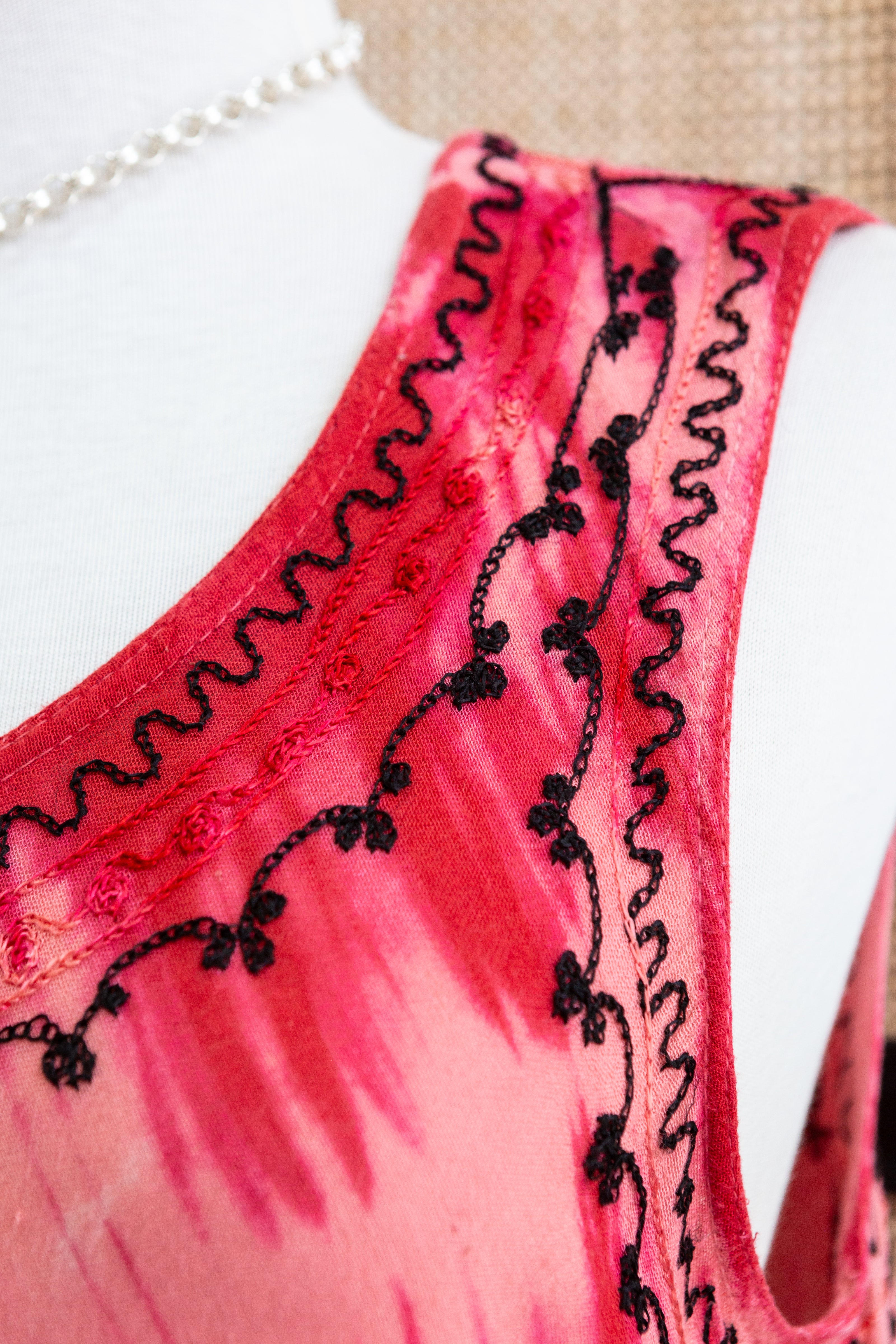 Viscose summer beach dress