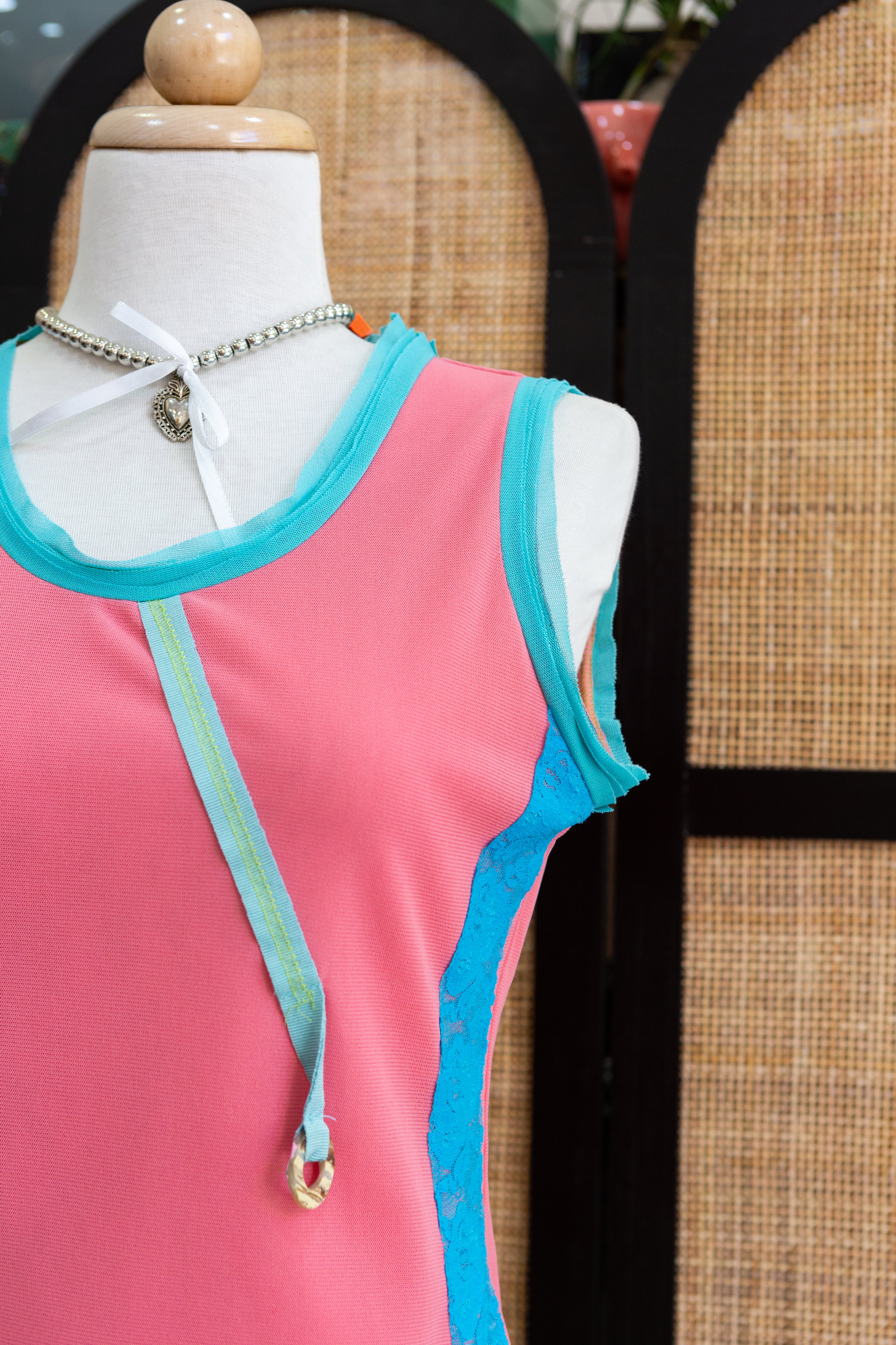 Beautiful Italian Y2K Mesh Top