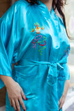 Stunning 100% silk chinese dragon robe with hand embroidery