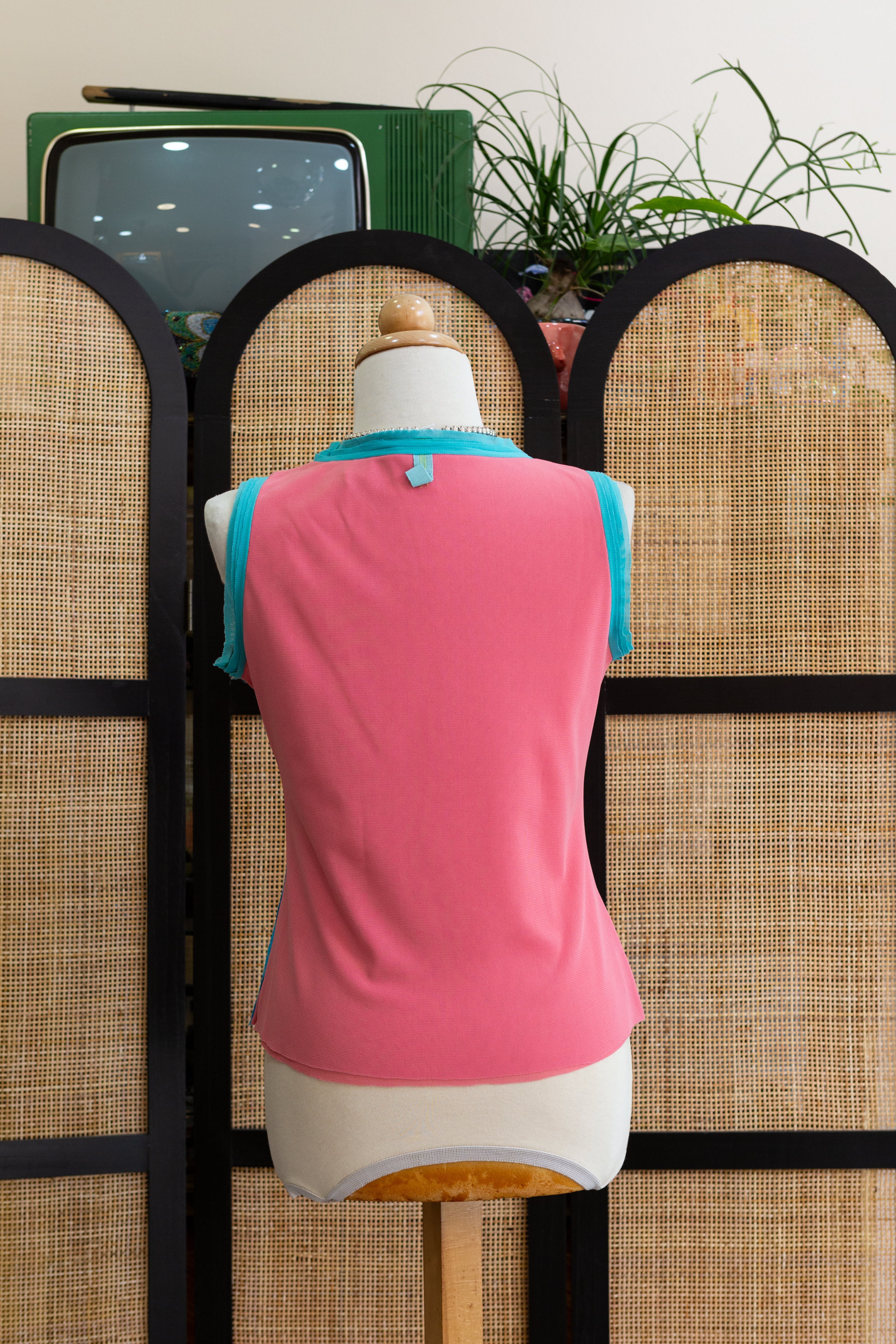 Beautiful Italian Y2K Mesh Top