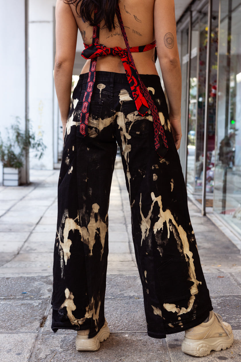 Thoughts reworked syper hot baggy up-cycled jeans (EU40)