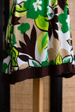 Super cute Y2K dress with retro 70s inspired print