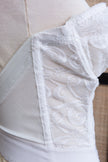 Vintage beautiful semi see-through corset top