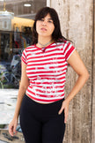 Super hot deadstock striped top