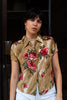 Vintage 90s Rose Print shirt