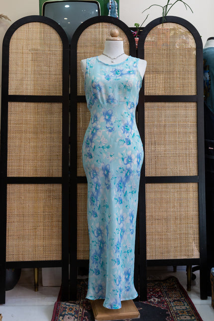 Vintage Miss Shop sheer maxi dress
